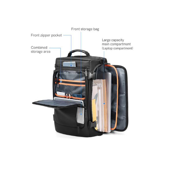 Elly Dior New Arrive Sac a dos 17 Inch Large Capacity Backpack 39L Waterproof Bagpack for Men Durable Outdoor Travel Backpack